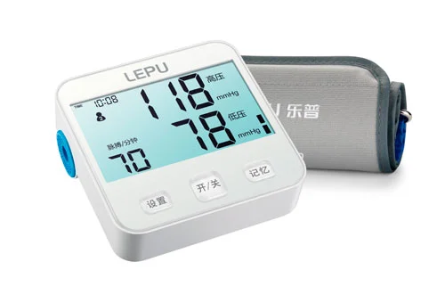 جهاز قياس ضغط الدم الرقمي Lepu LBP70C الكفة الأوتوماتيكية للذراع العلوي مع وظيفة الصوت