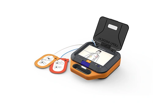 Lepu LeAED®جهاز إزالة الرجفان الخارجي الآلي المحمول بدرجة طبية للإسعافات الأولية CPR مع IP55 للماء والغبار